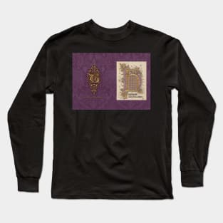 Medieval Illumination - Happiness comes from within Long Sleeve T-Shirt